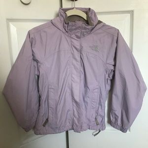 NorthFace GIRLS HyVent Lavender Jacket